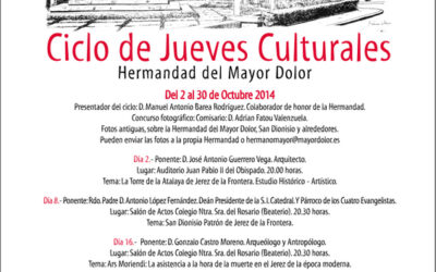 COMIENZAN LOS JUEVES CULTURALES HERMANDAD DEL MAYOR DOLOR