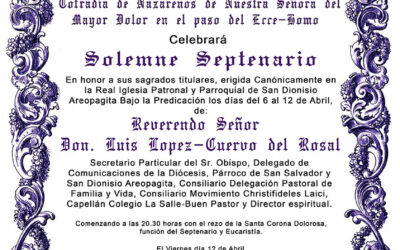 Convocatoria Septenario