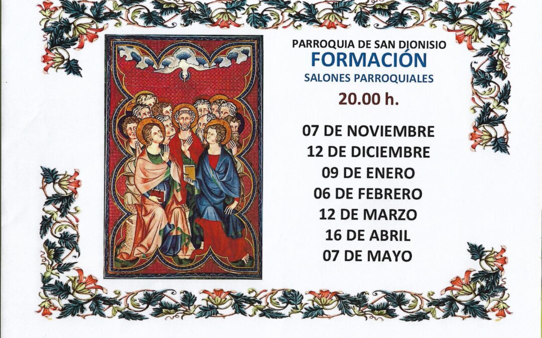 CICLO DE FORMACIÓN CRISTIANA